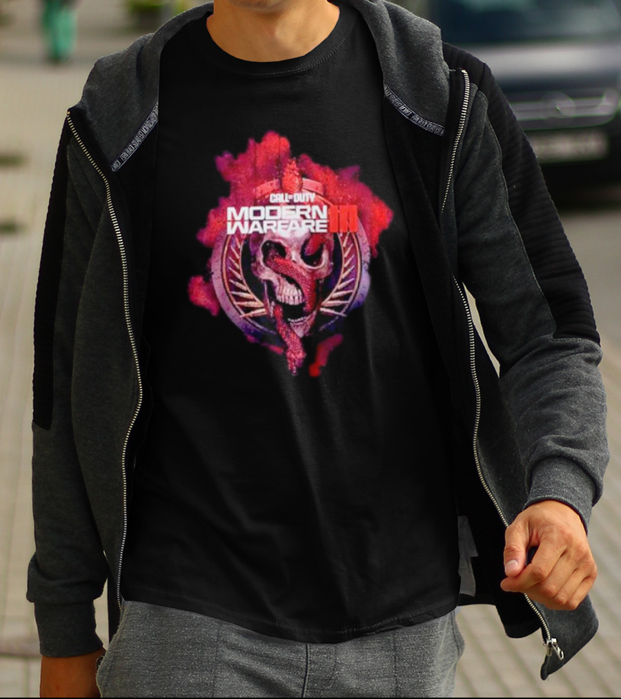 Call Of Duty Modern Warfare III Skull And Snake Emblem T-Shirt