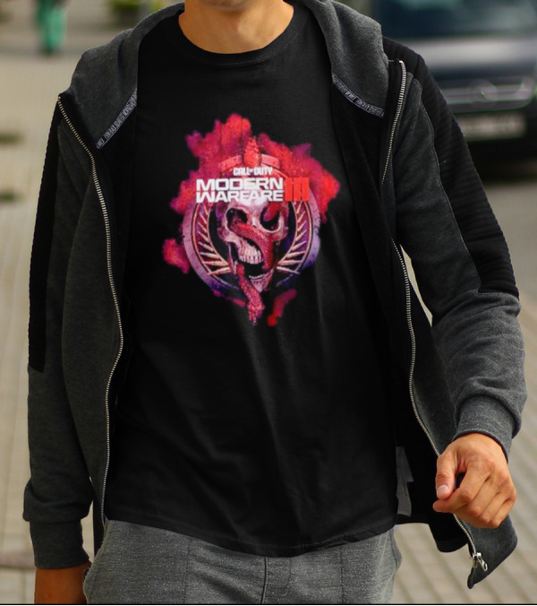 Call Of Duty Modern Warfare III Skull And Snake Emblem T-Shirt