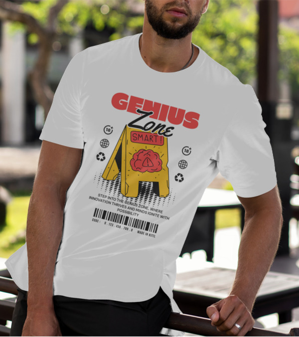 GENIUS ZONE SMART BRAIN SIGN T-Shirt