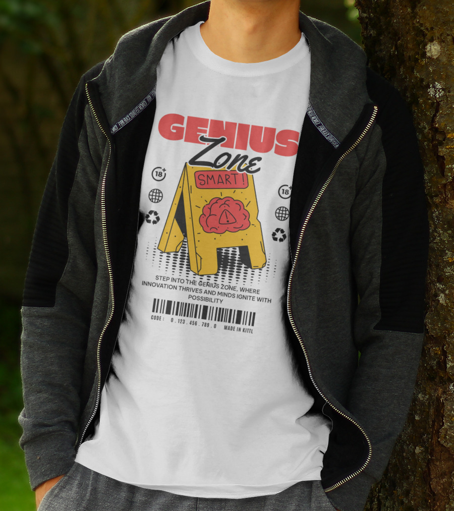 GENIUS ZONE SMART BRAIN SIGN T-Shirt