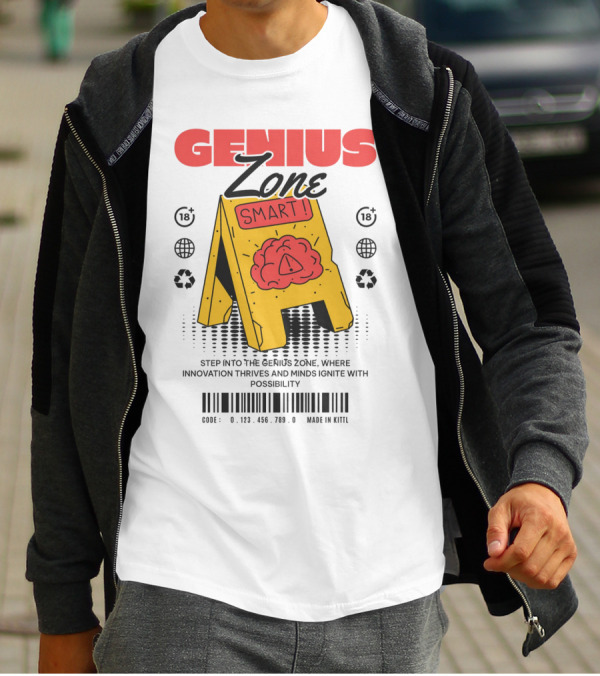 GENIUS ZONE SMART BRAIN SIGN T-Shirt