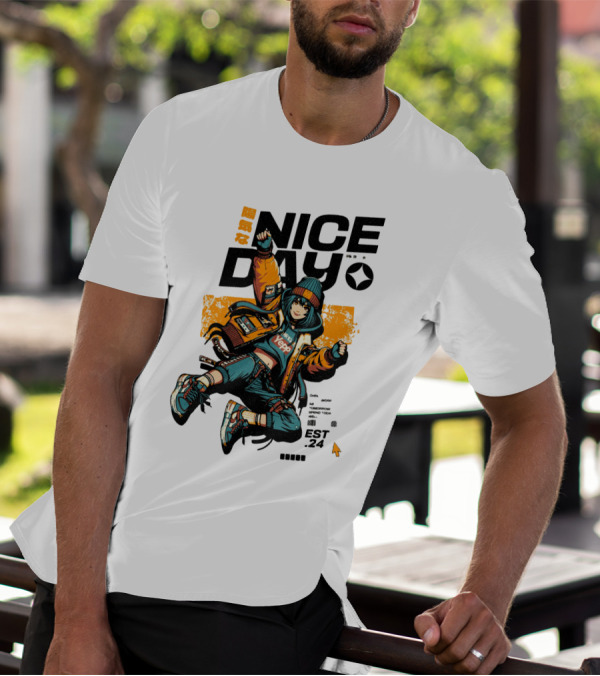 Nice Day Yepp Est 24 Vintage Urban T-Shirt