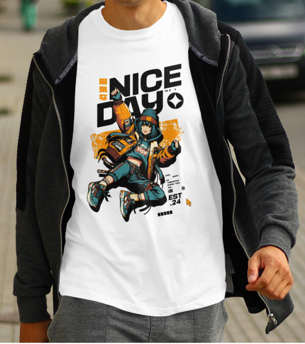 Nice Day Yepp Est 24 Vintage Urban T-Shirt