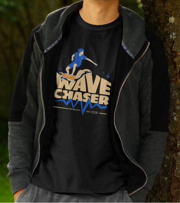 Wave Chaser Kittl Apparel Co. Estd. 1992 T-Shirt