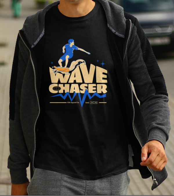 Wave Chaser Kittl Apparel Co. Estd. 1992 T-Shirt