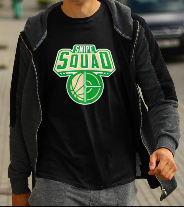 Milwaukee Bucks Snipe Squad Basketball Target Green T-Shirt