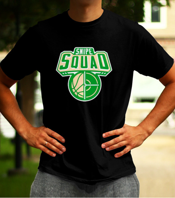 Milwaukee Bucks Snipe Squad Basketball Target Green T-Shirt