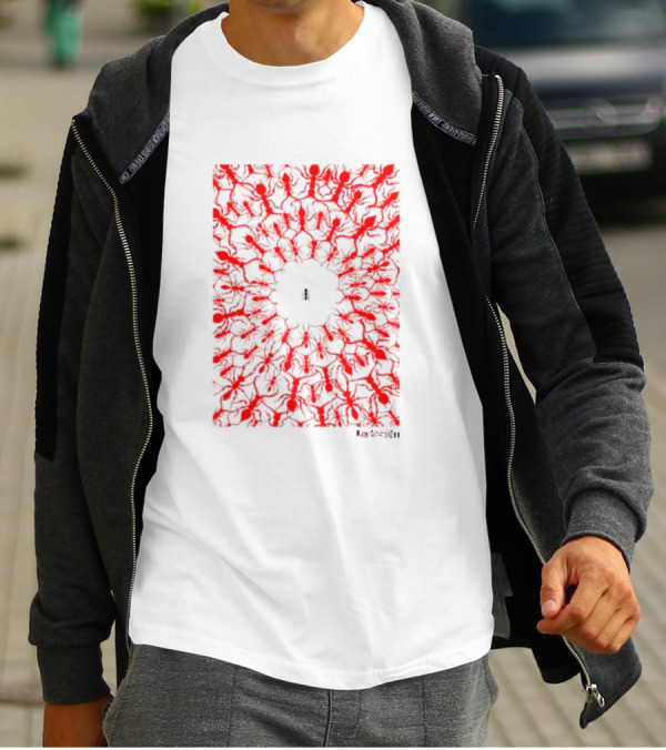 Being Autistic Ant In Red Swarm T-Shirt