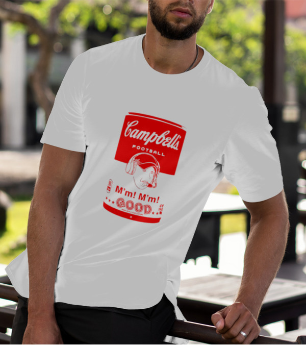 Campbell’s Football M’m M’m Good Soup Headset Coach T-Shirt