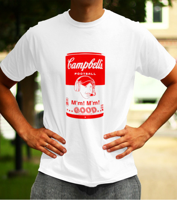 Campbell’s Football M’m M’m Good Soup Headset Coach T-Shirt