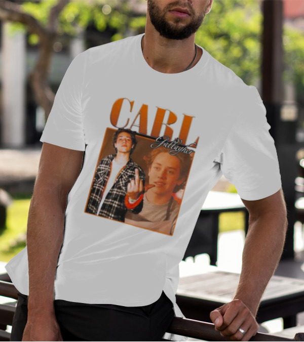 Carl Gallagher 90s Inspired Grunge Aesthetic With Attitude T-Shirt