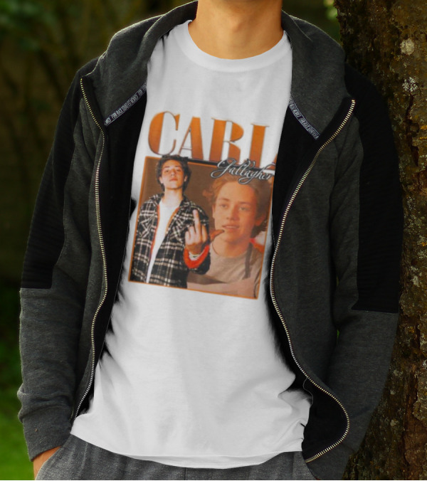 Carl Gallagher 90s Inspired Grunge Aesthetic With Attitude T-Shirt