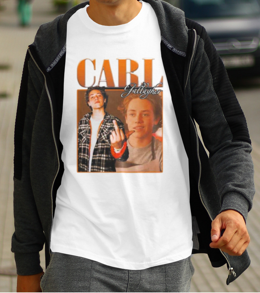 Carl Gallagher 90s Inspired Grunge Aesthetic With Attitude T-Shirt