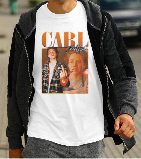 Carl Gallagher 90s Inspired Grunge Aesthetic With Attitude T-Shirt