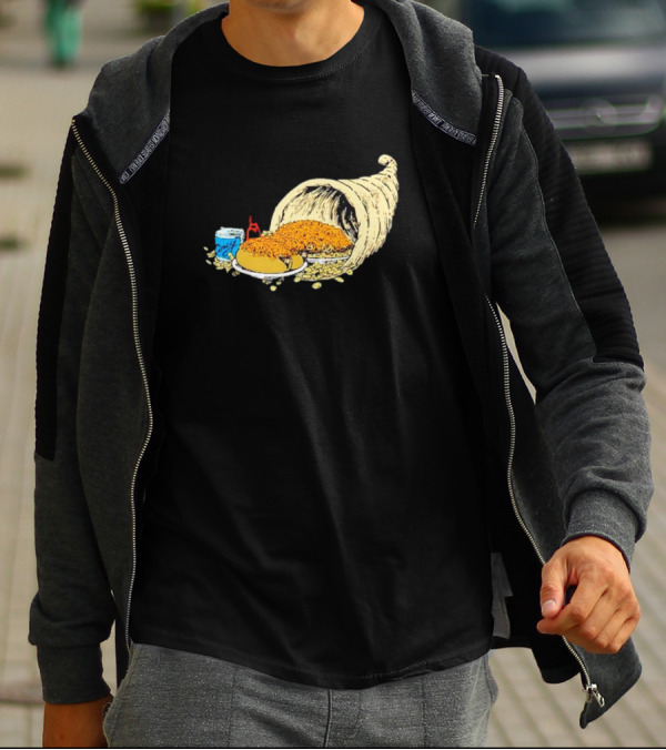 Cincy Copia Cincinnati Skyline Con Coney Cornucopia T-Shirt