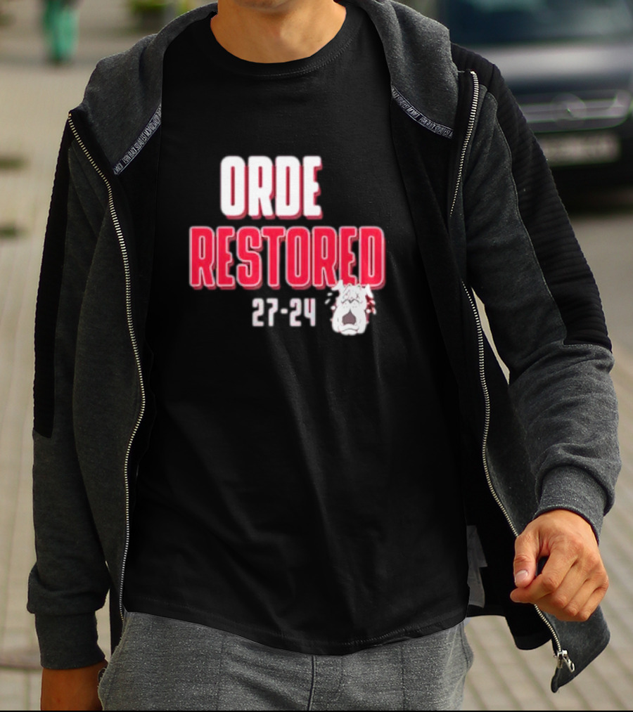 Order Restored 27-24 Alabama Crimson Tide T-Shirt