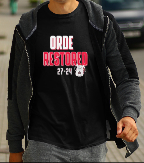 Order Restored 27-24 Alabama Crimson Tide T-Shirt