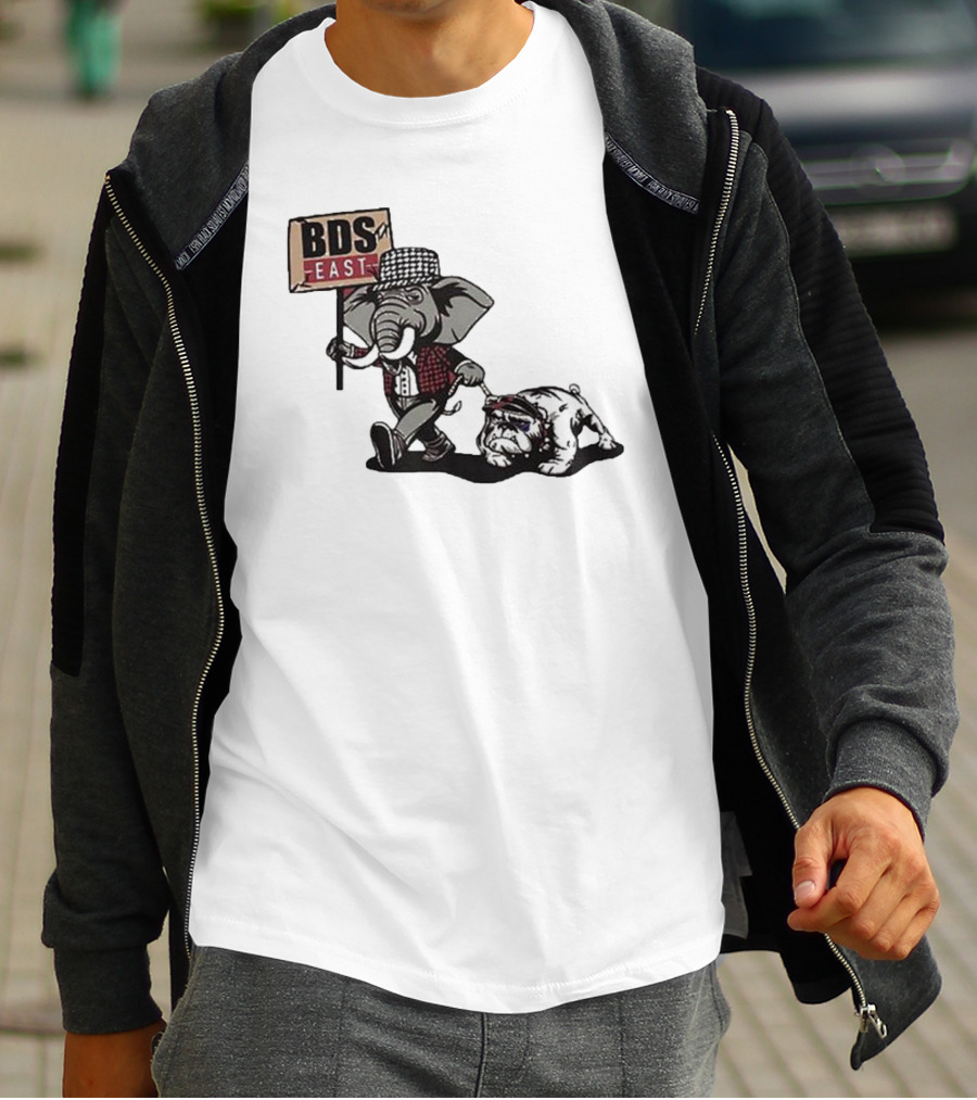 ALABAMA BDS East Elephant With Bulldog T-Shirt