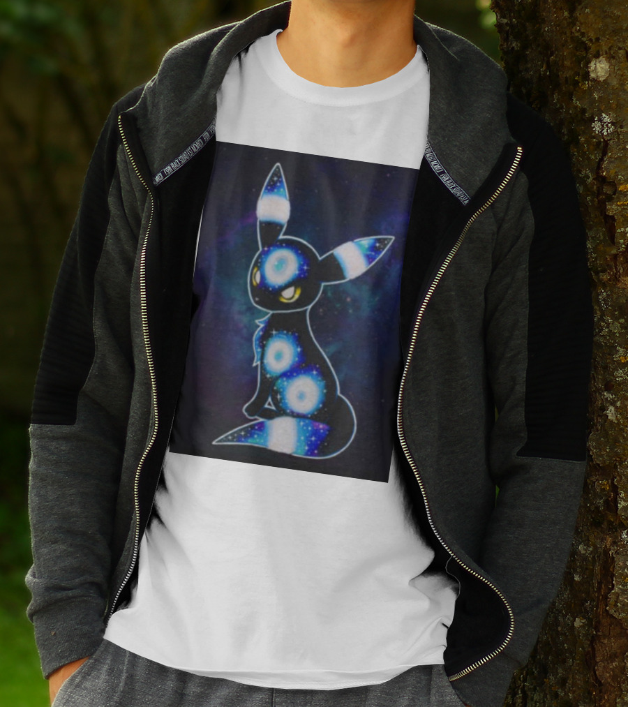 Umbreon Galaxy Cosmic Pokemon T-Shirt