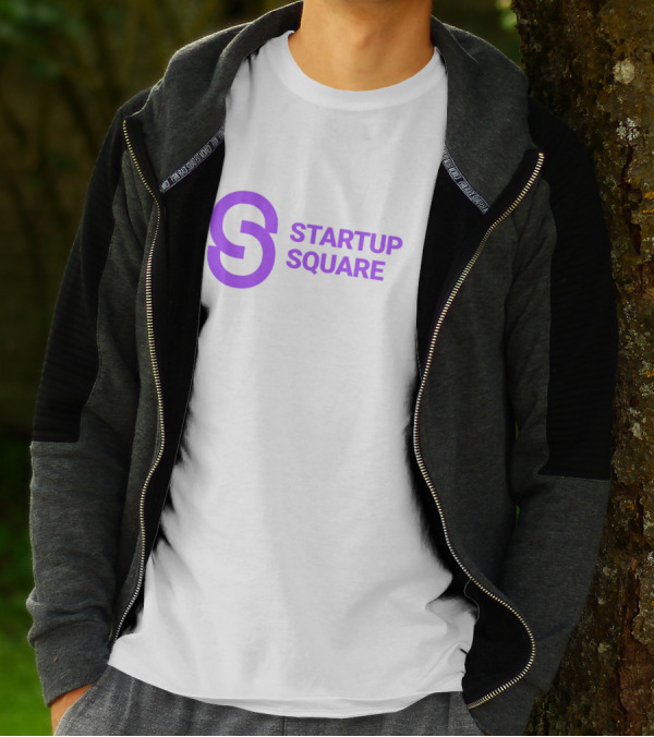 Startup Square Purple S T-Shirt