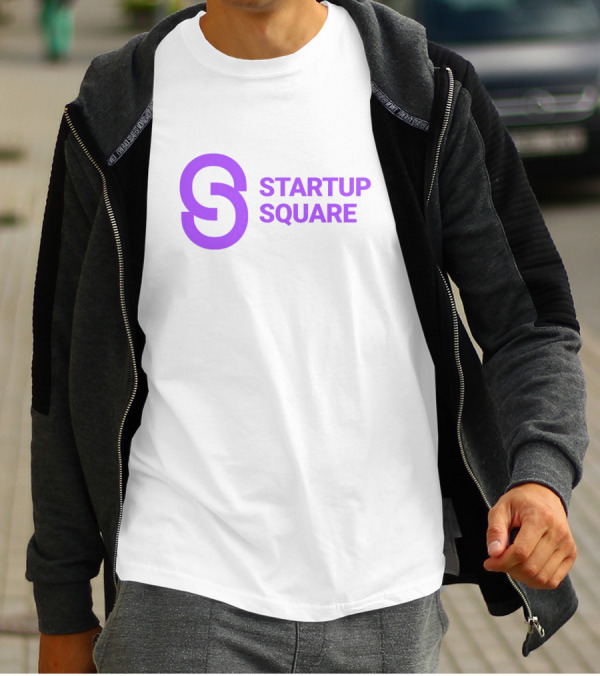 Startup Square Purple S T-Shirt