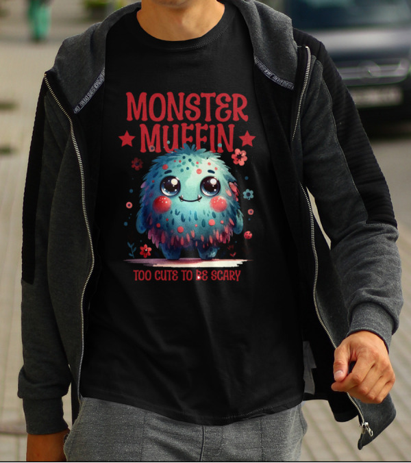 Monster Muffin Too Cute To Be Scary T-Shirt