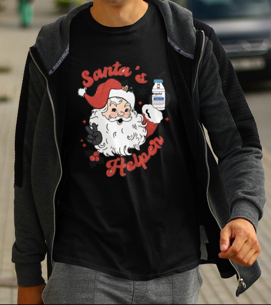 Santa's Helper Christmas Propofol T-Shirt