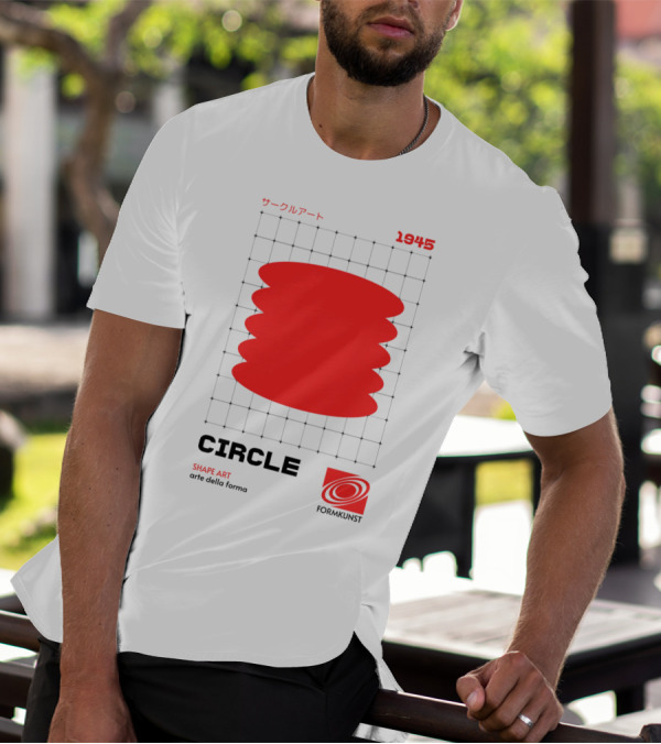 Circle Shape Art 1945 サークルアート Formkunst Arte Della Forma T-Shirt
