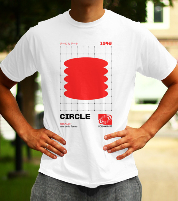Circle Shape Art 1945 サークルアート Formkunst Arte Della Forma T-Shirt