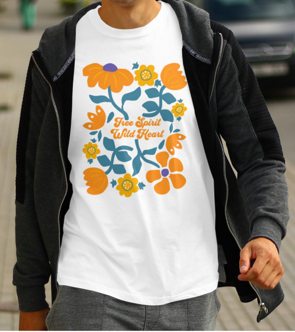 Free Spirit Wild Heart Floral T-Shirt