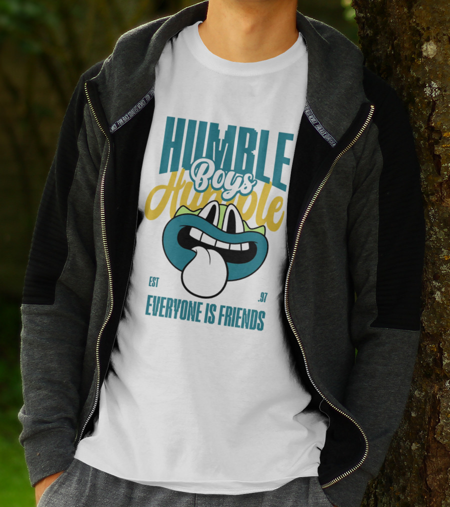 Humble Boys Everyone Is Friends Humble Est. 97 T-Shirt