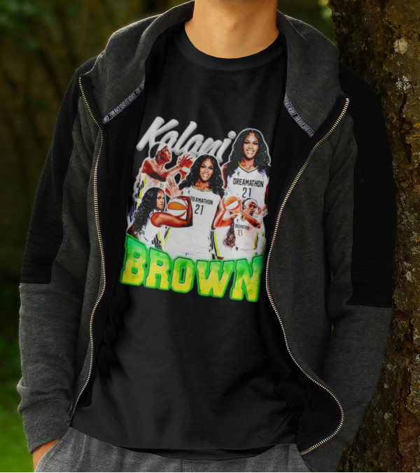 Kalani Brown Dreamathon 21 Basketball Legends T-Shirt