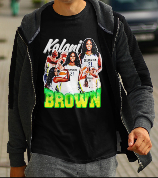 Kalani Brown Dreamathon 21 Basketball Legends T-Shirt