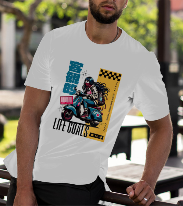 LIFE GOALS LITTLE APPAREL TURNING DREAMS INTO REALITY T-Shirt