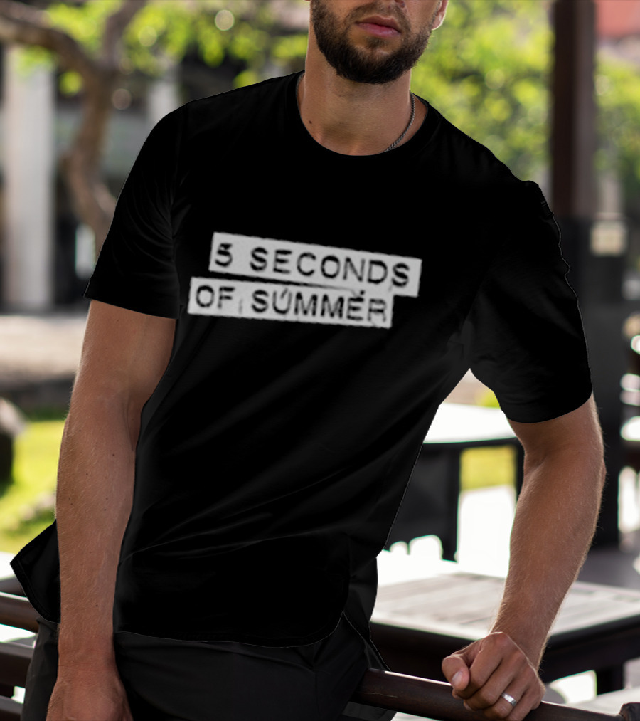 5 Seconds Of Summer 5SOS Self-Titled Album Cover T-Shirt
