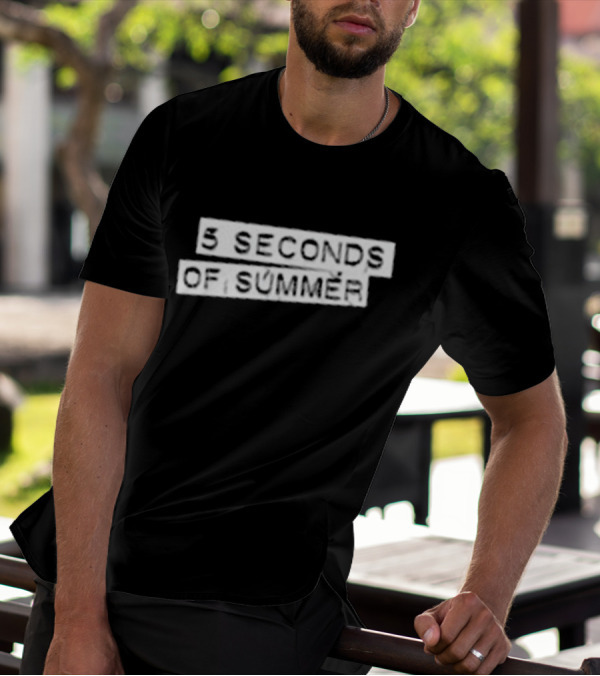 5 Seconds Of Summer 5SOS Self-Titled Album Cover T-Shirt