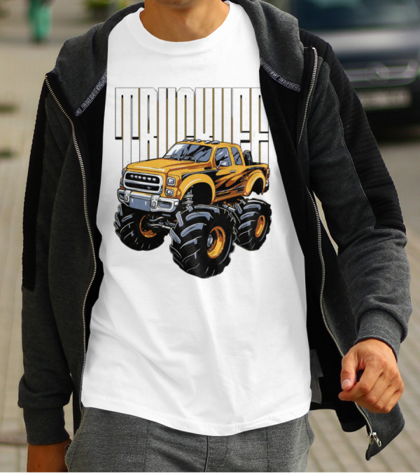 Trucklife Adventure Never Slowing Down Monster Truck T-Shirt