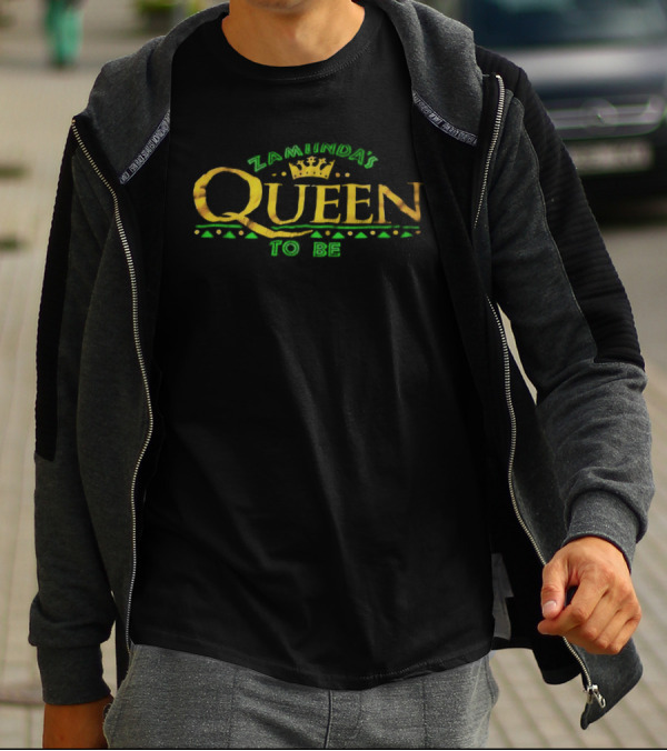 Zamunda's Queen To Be Regal Crown And Text T-Shirt