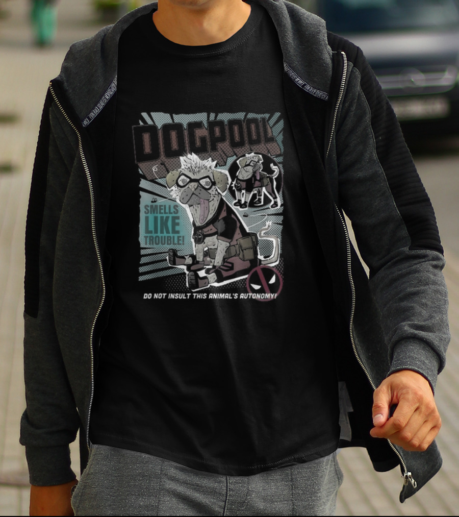 DOGPOOL Smells Like Trouble Do Not Insult This Animal's Autonomy T-Shirt