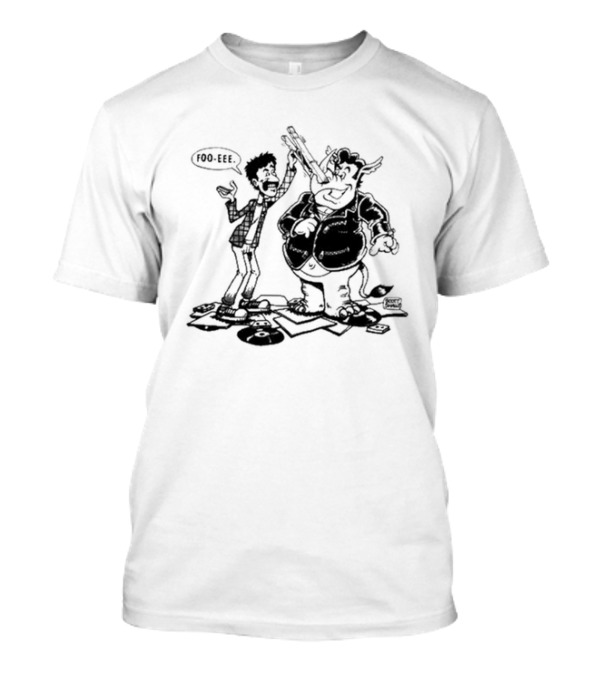 Frank Zappa Beat The Boots Foo-Eee Comic-Style T-Shirt