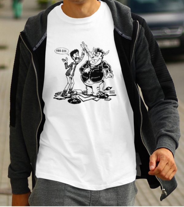 Frank Zappa Beat The Boots Foo-Eee Comic-Style T-Shirt