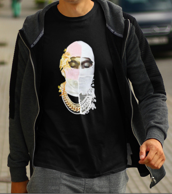 Lamine Yamal Ih Nom Uh Nit Kanye Yeezus Masked Face T-Shirt