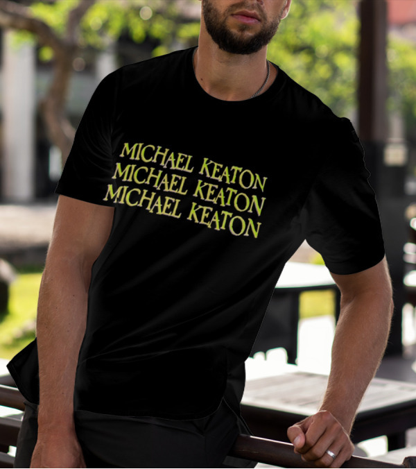 Michael Keaton Batman Beetlejuice Iconic Actor T-Shirt