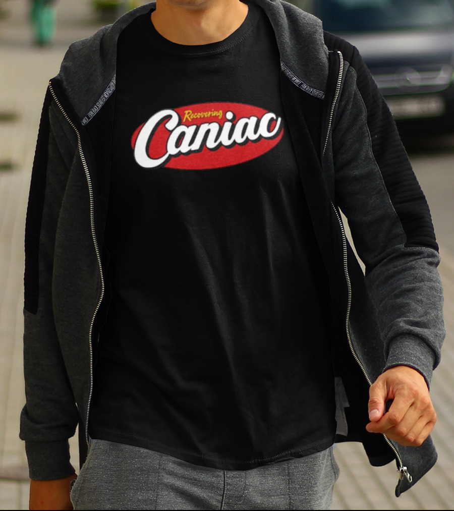 Recovering Caniac Red T-Shirt