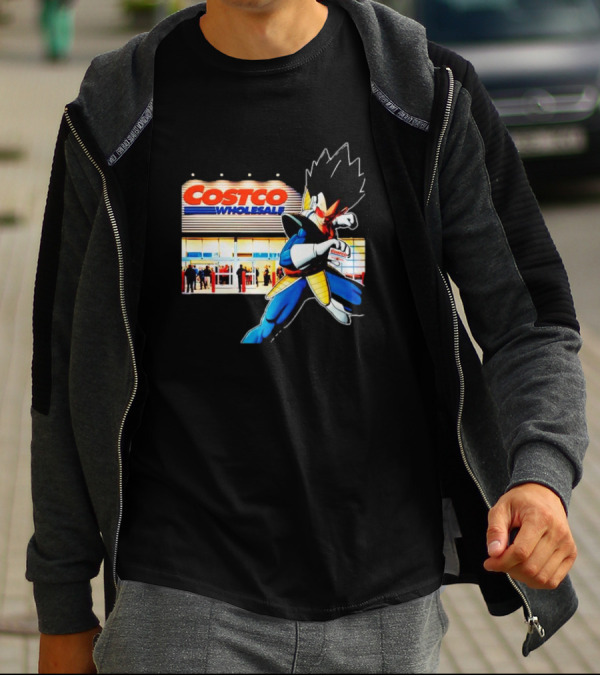 Prince Of Savings Costco Wholesale Vegeta Anime Icon At Storefront T-Shirt