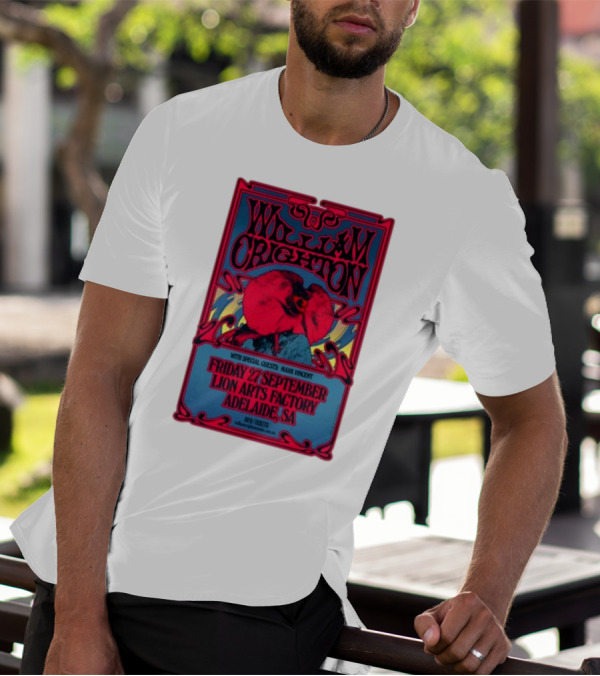 William Crighton With Special Guests Mark Vincent Live At Lion Arts Factory Adelaide SA Friday 27 September T-Shirt