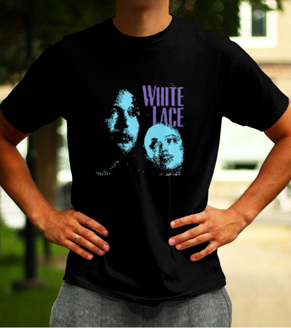 White Lace Skyler Acord Blue Faces T-Shirt