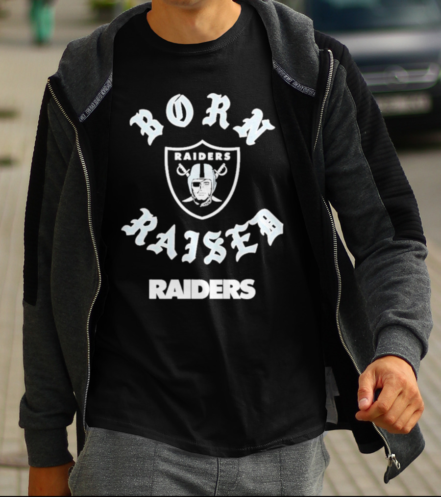Born Raised Raiders Las Vegas Raiders T-Shirt