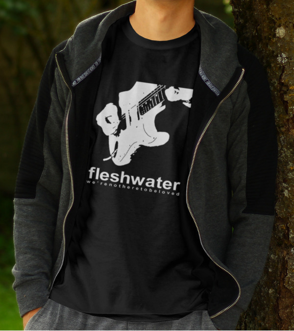 Closed Casket Activities Fleshwater We're Not Here To Be Loved Strat T-Shirt