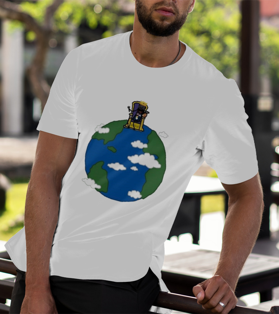 King Of The World James Throne On Earth T-Shirt